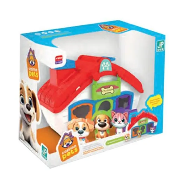 Casita de mascotas en caja