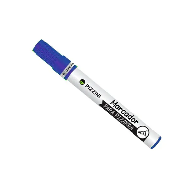Marcador Pizzini 1250 para pizarras azul con plast.