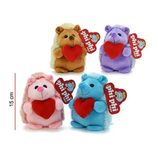 Puercoespin con corazón 15 cm