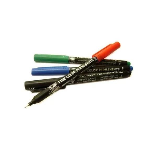 Marcador permanente para cd/dvd 0.3 mm caja x12 trabi -