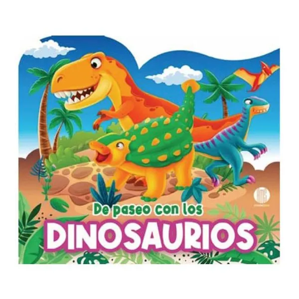 De paseo con los dinosaurios. 24 pag. troquelados - surtido