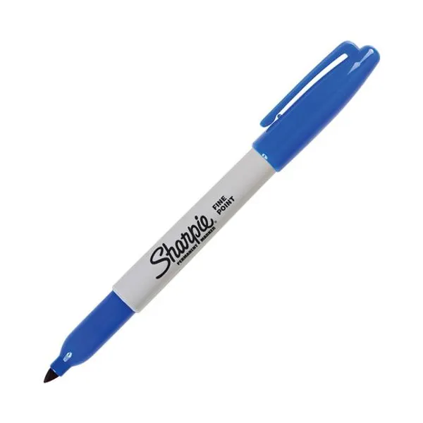 Marcador Sharpie accent liquid para fina azul