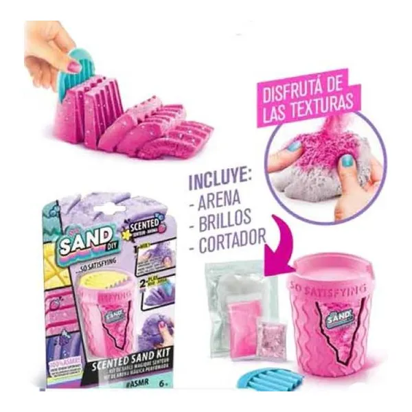 So sand diy - juguete 08 cm tie dye sand kit & scented sand kit (pack x1)