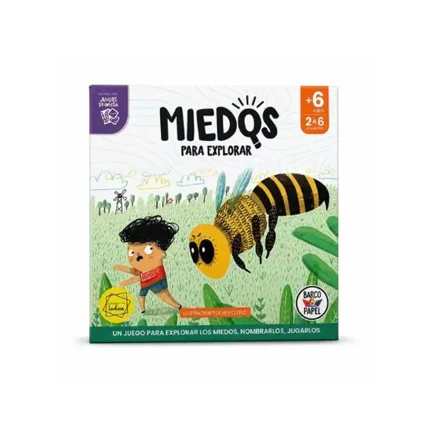 Juego de mesa barco de papel miedos para explorar