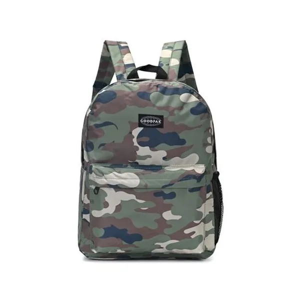 Mochila 17" espalda print camuflado goodpak