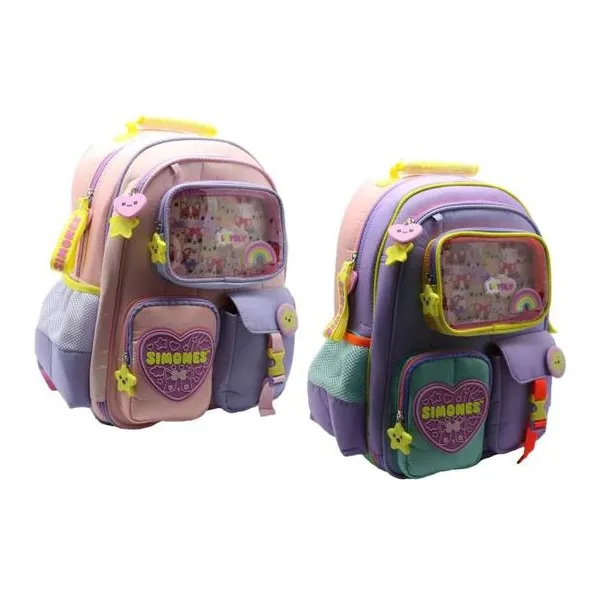 Mochila simones espalda en dos colores 16"/17,5 l.