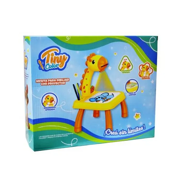 Mesa para dibujar con proyector unicornio Tiny en caja 29x24x9 cm