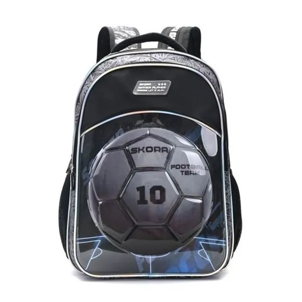 Mochila 18" espalda pelota con luz y llavero