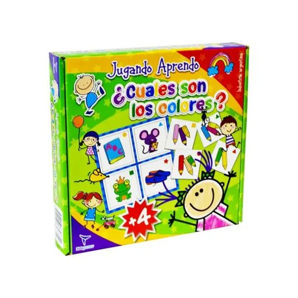Jugando aprendo ¿cuales son los colores? 20x20 cm toto games