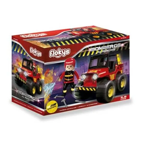 Flokys | jeep bomberos al rescate
