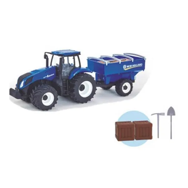 Tractor agricultor granelero new holland con accesorios