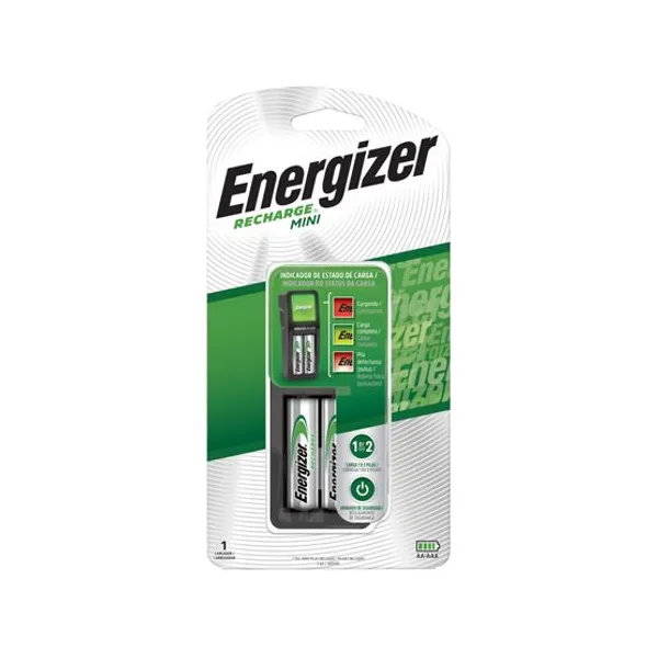 Cargador de pilas Energizer mini aa y aaa
