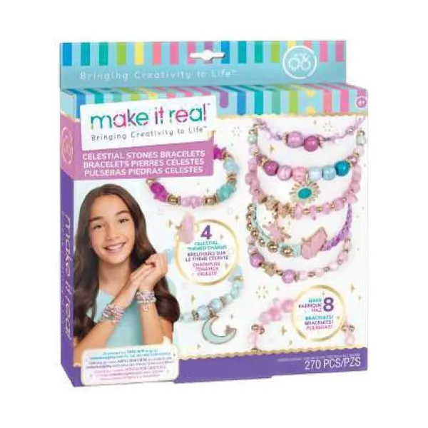 Make it real - pulseras piedras celestiales 270 pz