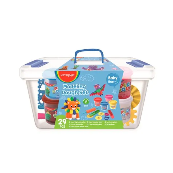 Masas Keyroad baby line + accesorios en valija x29 piezas