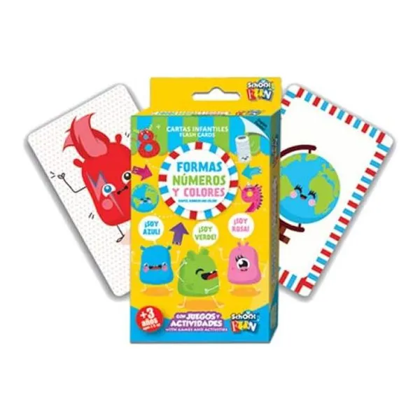 Cl-104 cartas edu. colores, formas y numer