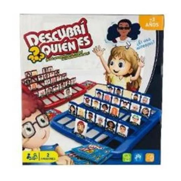 Juego de mesa descubrí ¿quién es? (27 25 5 cm)