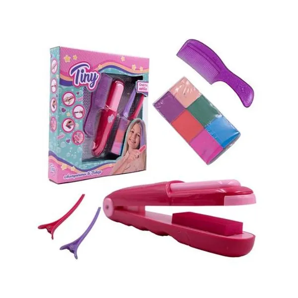 Set aplicador de color para pelo Tiny en caja 22x25x4 cm