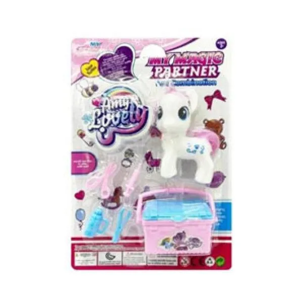 Pony con accesorios 18 x12 x3 cm