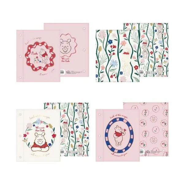 Carpeta n.° 3 dos tapas pvc x unidad modelos surtidos winnie the pooh
