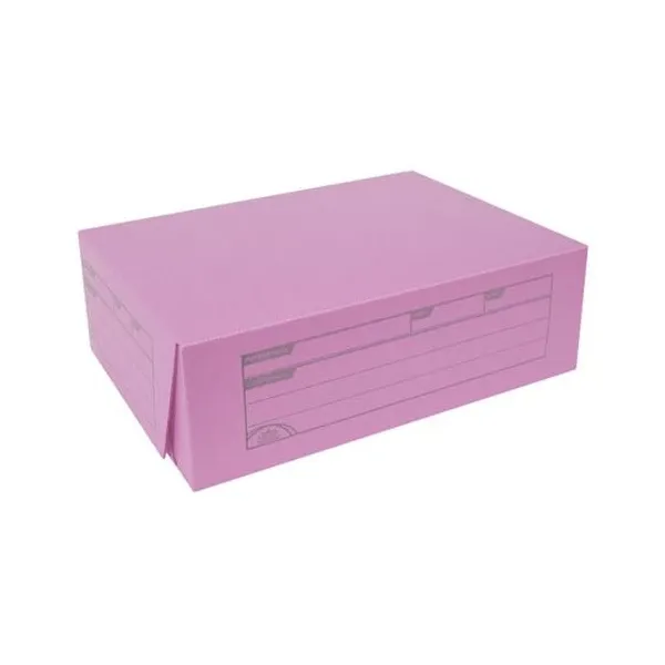 Caja de archivo oficio corrugado plástico pastel 12x26x38 cm x unidad pagoda