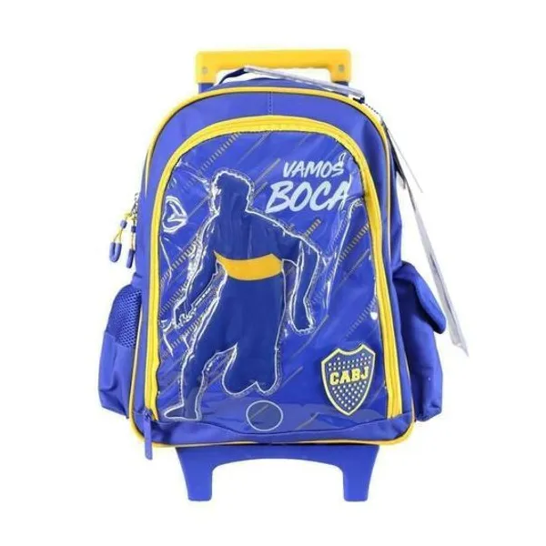 Mochila 14" con carro Boca Juniors Cresko