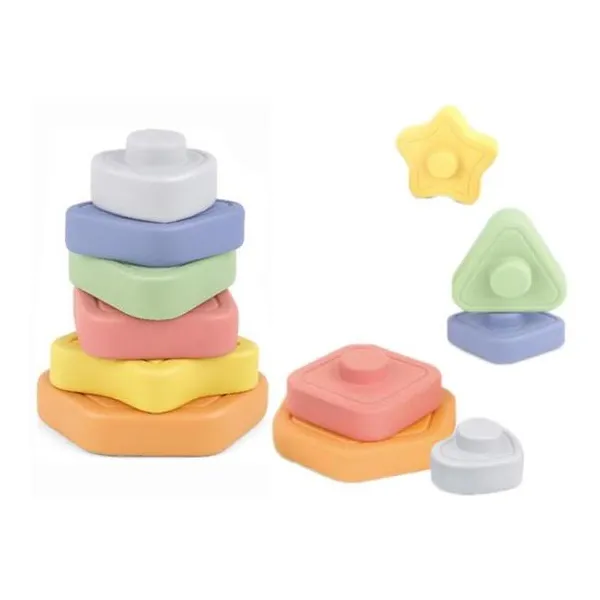 Baby favorite apilando formas geometricas