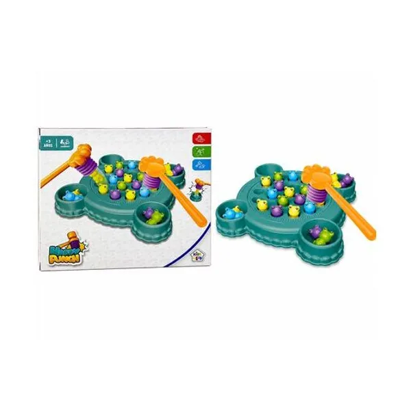 Juego happy punch aplasta ranitas en caja 31x23x4 cm