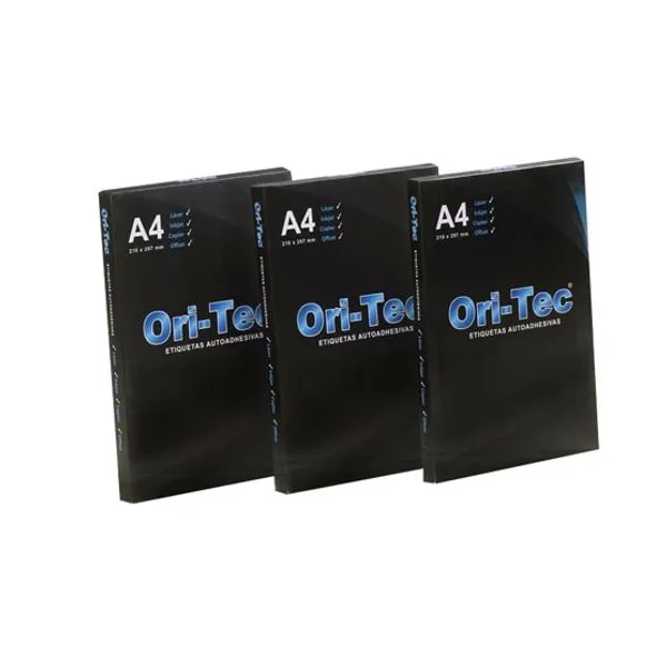 Etiquetas ori-tec laser a4 4107 105 x99 mmbolsa x25 hjs.