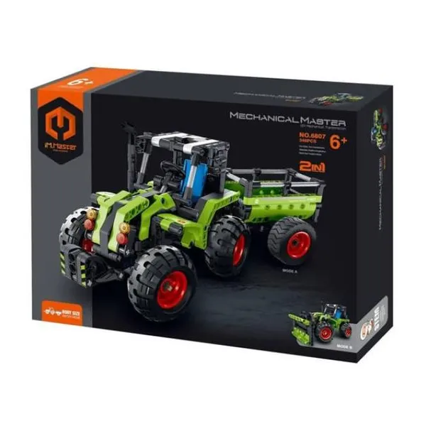 Tractor para armar de 346 pz a friccion