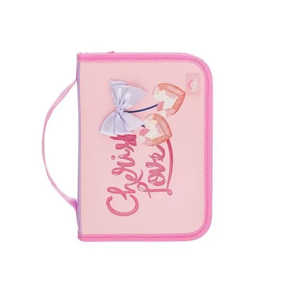 Cartuchera 1 piso starpak rigida cherry heart Filgo