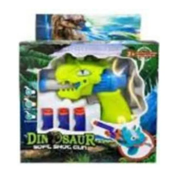 Pistola lanza dardos dinosaurio