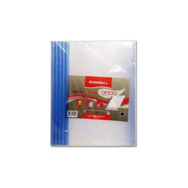 Carpeta oficio con vaina azul x unidad Simball