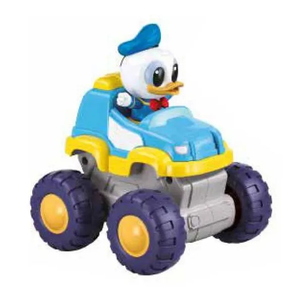 Disney on wheels - auto mediano armable 15 cm - donald duck camioneta