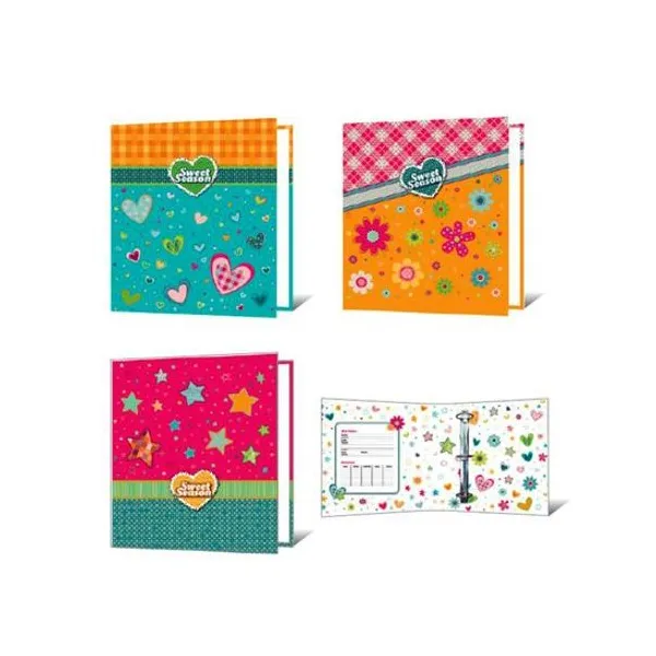 Carpeta carta 3x40 holografica sweet season rexon