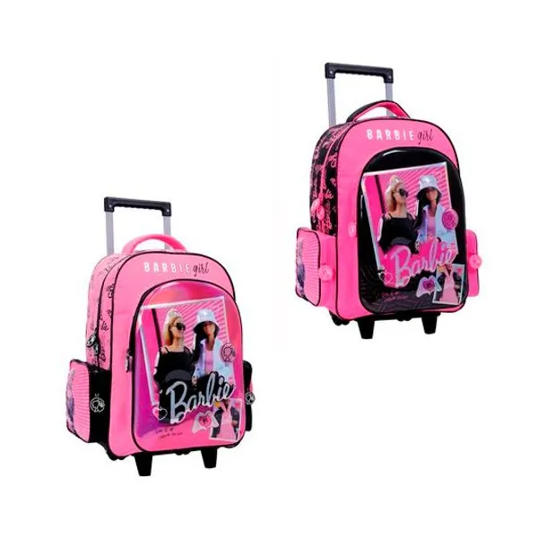 Mochila 18" con carro Barbie wabro