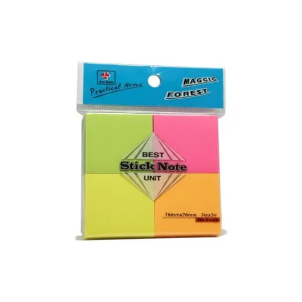 Notas autoadhesivas 76x76 mm 45703/cor2031