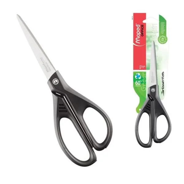 Tijera essentials green 21 cm blister x1 Maped