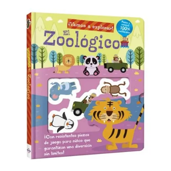 Vamos a explorar el zoologico tapa dura/20.5 x26 cm/10 páginas