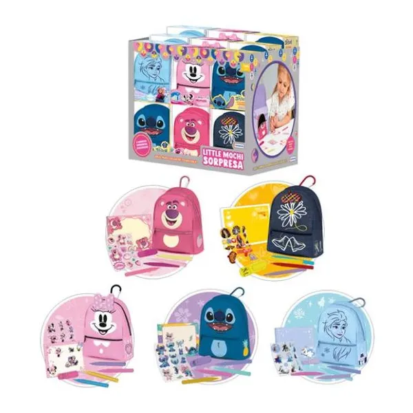 Little mochi sorpresa. set de Arte en mini mochila para colgar surtidos