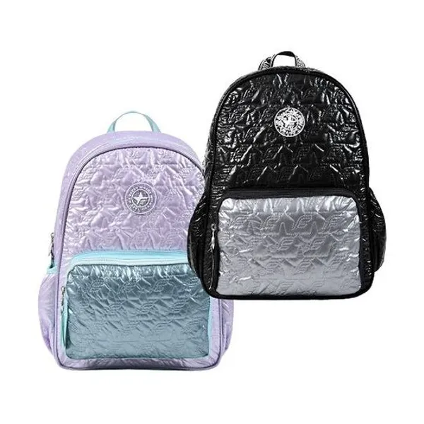 Mochila 16" espalda puffer x unidad colores surtidos footy