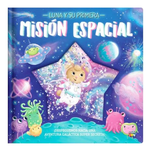 Burbuja mágica-luna y su primera mision espacial 22 22 cm