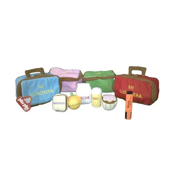 Lunchera con 4 accesorios colores surtidos 18 cm phi phi toys