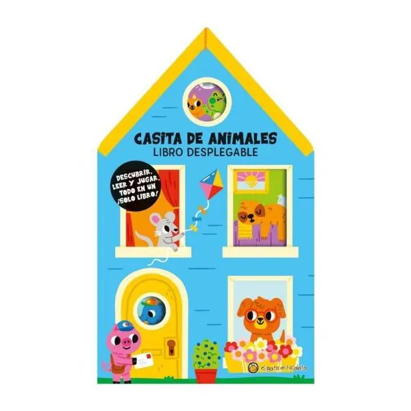Casita de animales- libro desplegable