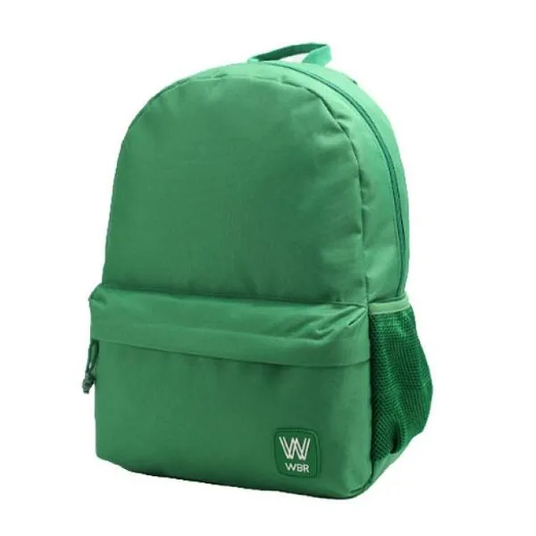 Wbr mochila 17" espalda -lisa- "verde