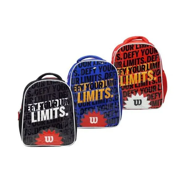 Mochila 12" espalda 30x24x11 cm colores surtidos wilson