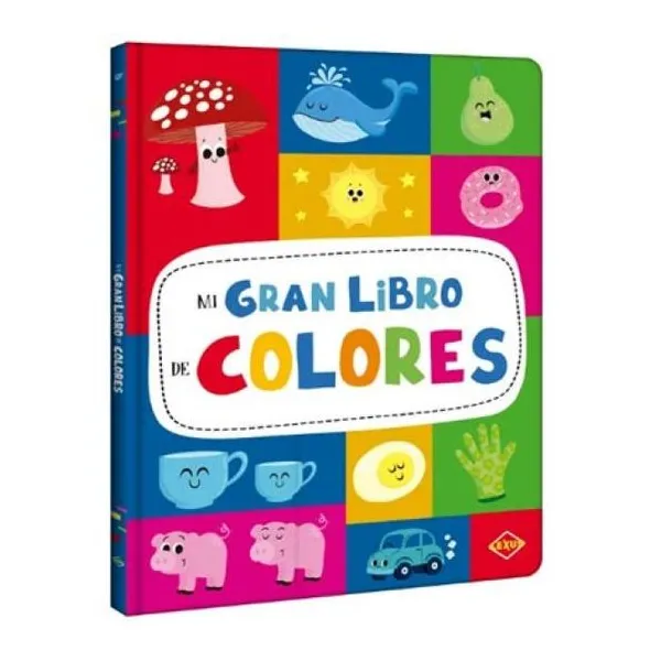 Gran libro de los colores tapa dura plastificada/24x32 cm/16 páginas