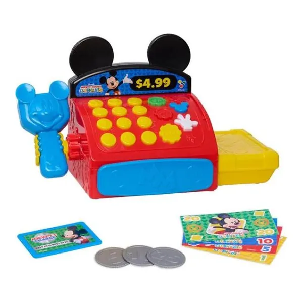Disney jr. - juguete 30 cm caja registradora - mickey mouse