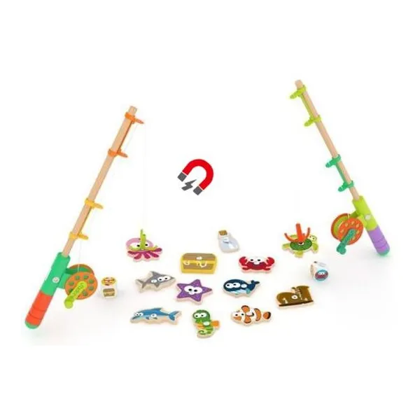 Jadore madera set completo de pesca magnetico