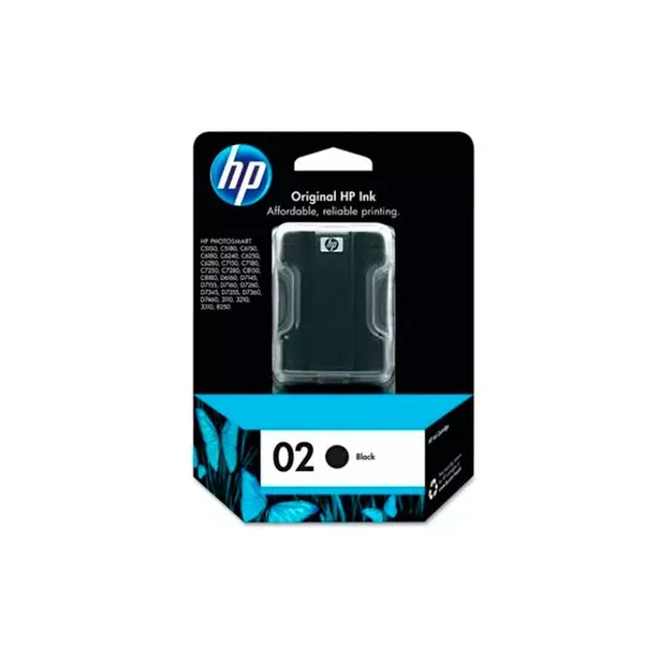 Cartucho HP liquidacion original 02- c8721 negro