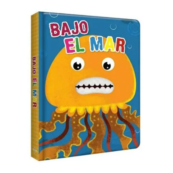 Bajo el mar 16 x21 cm 10 páginas troqueladas, con divertidas bocas en fieltro